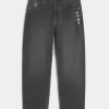 Washed Black Playing Card Joker Graphic Skater Baggy Jeans Washed Black Playing Card Joker Graphic Skater Baggy Jeans