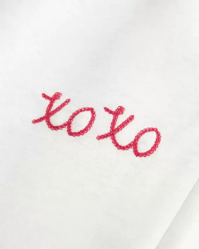XOXO grafiska träningsbyxor med vida ben XOXO grafiska träningsbyxor med vida ben