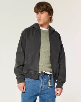 Zip-Up-jacka med huva