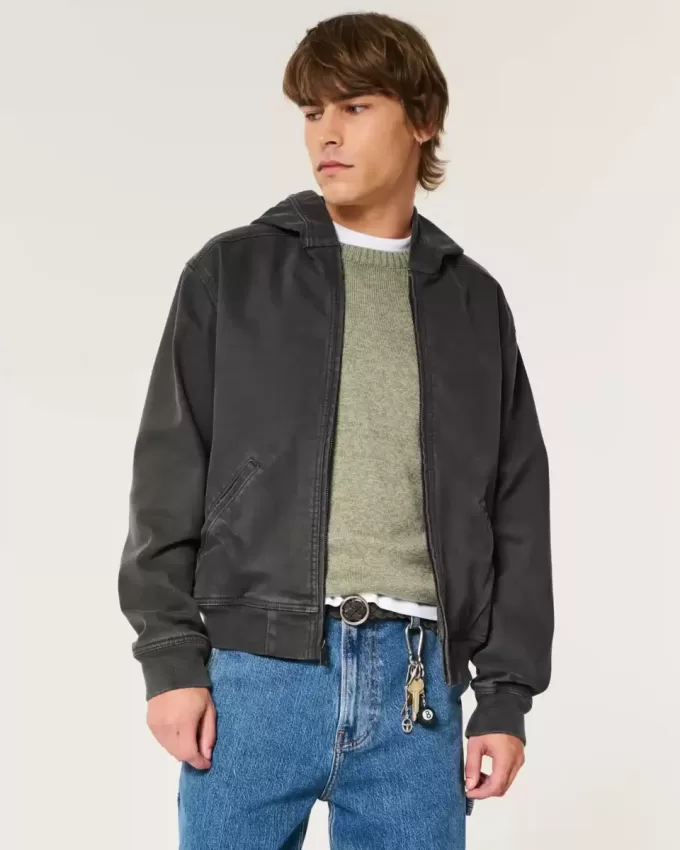 Zip-Up-jacka med huva Zip-Up-jacka med huva