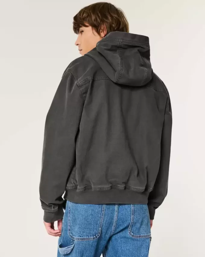 Zip-Up-jacka med huva Zip-Up-jacka med huva