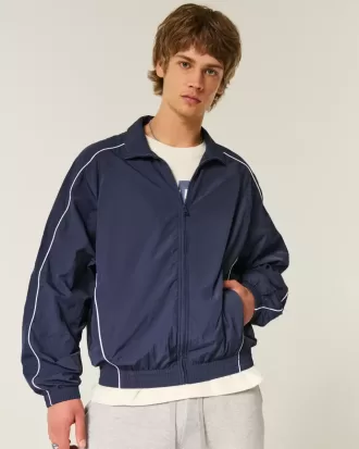 Zip-Up Windbreaker Jacka Zip-Up Windbreaker Jacka